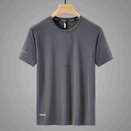 Men's T-Shirts Quick Dry Sport T Shirt MenS 2024 Short Sleeves Summer Casual White Plus OverSize 6XL 7XL 8XL 9XL Top Tees GYM Tshirt Clothes 2445