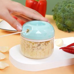 300ML Mini Meat Grinder Hand-power Food Chopper Mincer Mixer To Chop Meat Fruit Vegetable Garlic Cutter Shredders