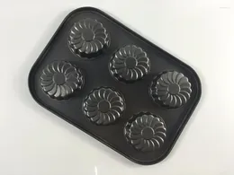 Baking Moulds 1PC Cake Pan Muffin Tools Bake Mould Bakeware 6 Cups Dishwasher Safe Versatile Sturdy LB 113