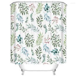 Shower Curtains Flower Rose Leaf Animals Elephant Flamingo Map African Curtain Bathroom Frabic Waterproof Polyester With Hooks