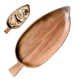 Plates Leaf Shaped Tray Shape Serving With Natural Beauty Tablewares For Banquet El Restaurant