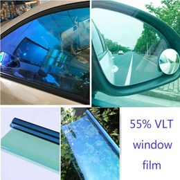 Window Stickers HOHOFILM 152cm 3000cm 55%VLT Chameleon FILM Car Tint Solar Glass 60''x100ft Wholesale