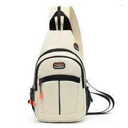 Backpack Fashion Canvas Chest Pack For Men Women Crossbody Shoulder Bags Messenger Bag Multifunction Mini Belt Waist