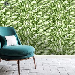 Wallpapers Tropical Palm Leaves Self Adhesive Wallpaper Seamless Waterproof Peel And Stick Wall Furniture Renovation