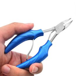 2024 Stainless Steel Nail Cuticle Scissors Foot Care Toe Thick Finger Clippers Toenails Nippers Dead Skin Remover New Pedicure Tools for