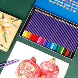 Pencils 36/72 Color Watersoluble Oilbased Pencil Set Student DIY Painting Sketch Cartoon Pencil Art Supplies