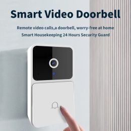 Doorbells M8 V380 APP Mini Wireless Smart WIFI HD Camera Door Bell Phone Night Vision Intercom Video Camera Doorbell