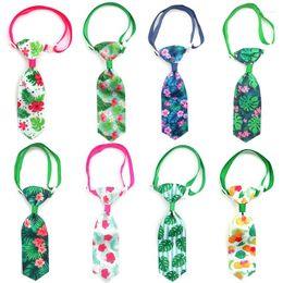 Dog Apparel 30/50 Pcs Summer Pattern Cat Bow Ties Necktie For Small Medium Puppy Bows Pet Supplies Accessories