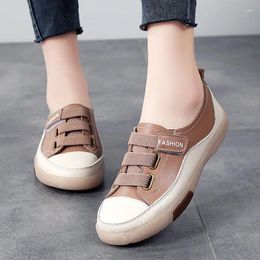 Casual Shoes Genuine Leather Slip On Women Flats Moccasins Women's Loafers Spring Autumn Ladies For Woman Sneakers