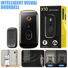 Intercom WiFi Video Doorbell 720P Wireless Video Intercom Door Bell Camera IR Night Vision Motion Detection Home Security Phone Intercom