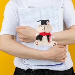 Gift Wrap Graduation Bear Slap Bracelet Cartoon Wristband For