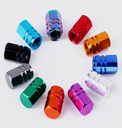 Aluminum Hex Tire Valve Stem Caps for Auto Bike Motorcycle Hexagon Valve Covers for US Valves Carstyling Parts Accessories 491379249