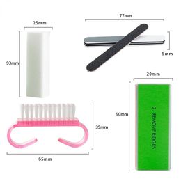 2024 5pcs Nail Files Nail Sanding Buffer Professional Nail Files Makeup Manicure Pedicure Set Nail Brushes Tool Extension Set- for Professional Nail Sanding Tools