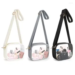 Storage Bags Clear Waterproof Crossbody For Unisex Summer Travel Beach Pack Coin Purse