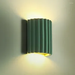 Wall Lamp Designer Light Creative Makaron Stairs Corridor Modern Simple Living Room TV Background Art Lighting Decor