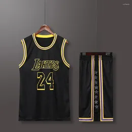 Men's Tracksuits Set Snake Print Size 24 Basketball Primary Game Team Short Sleeve Uniform Training Vest And Shorts