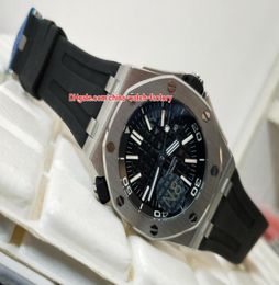 Luxury High Quality Wristwatch N8 Factory 42mm Offshore Diver 15710 15710STOOA002CA01 Transparent Mechanical Automatic Mens Wat1555145