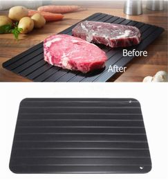 Fast Defrosting Tray Defrost Meat or Frozen Food Without Electricity Microwave Thaw Frozen Magic Metal Plate Defrosting Tray6779984