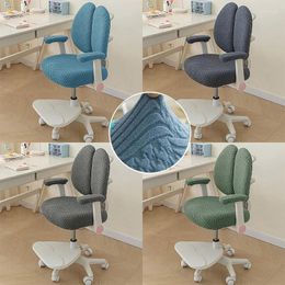 Chair Covers Child Learning Cover Stretch Elastic Children Study Office Stool Slipcover Pure Colour Protect