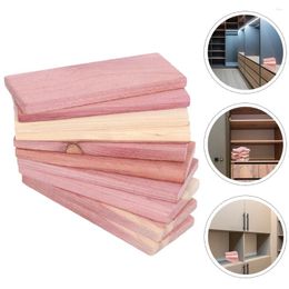 Storage Boxes 10 Pcs Simple Insect Cedar Blocks Household Gadgets Wooden Closet Supplies