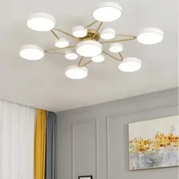 Chandeliers Nordic LED Chandelier Bedroom Simple Creative Modern Ceiling Lamp Living Room Kitchen Indoor Lighting Home Decorative