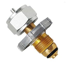 Tools Aluminium Alloy Propane Bottle Refill Tank Head Adapter For Outdoor BBQ Picnic Filling Valve Connector Gas Cylinder