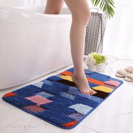 Bath Mats Mat Absorbent Floor Pad Bathtub Anti-slip Rug Kitchen Microfiber Carpet For Bathroom Entrance Door