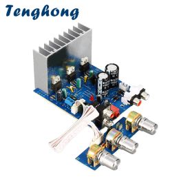 Amplifier Tenghong TDA2030 Subwoofer Amplifier Board 15W*2+30W 2.1 Sound Amplifier Power Audio Amplificador Dual AC12V15V Stereo AMP