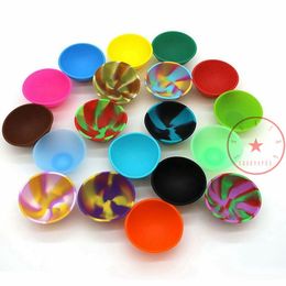 Mini Non-Stick More Colourful Silicone Smoking Dry Herb Tobacco Grinder Oil Rig Bubbler Dabber Nails Tip Bowl Waterpipe Banger Beaker Bong Cigarette Holder