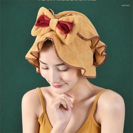 Towel Women Girl Towels Bathroom Microfiber Rapid Drying Hair Shower Cap Lady Turban Head Wrap