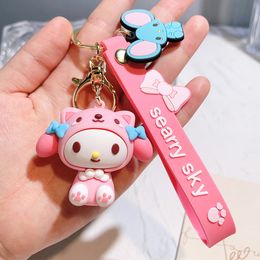 Fashion Cartoon Movie Character Keychain Rubber And Key Ring For Backpack Jewelry Keychain 083622