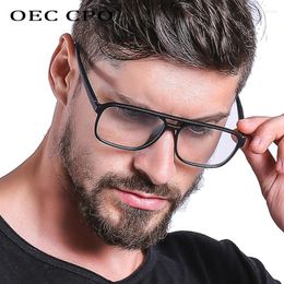 Sunglasses Frames OEC CPO Anti Blue Light Blocking Philtre Reduces Digital Eye Strain Fashion Men Optical Glasses Frame Clear Lens Eyewear