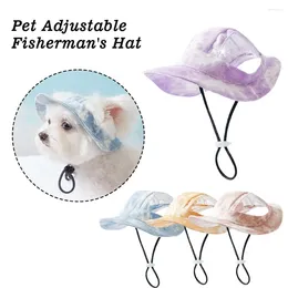 Dog Apparel Pet Hat Fashion Fisherman Adjustable Sunhats For Cat Puppy Small Medium Large Dogs Casual Outdoor Accessories B2Y7