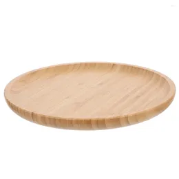 Plates Tea Tray Bamboo Wooden Serving Platter Dessert Platters Fruit Cheese Board For Pallets