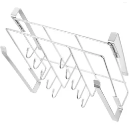 Kitchen Storage Under Cabinet Utensils Hanger Rack Organiser Shelf Space-saving Holder