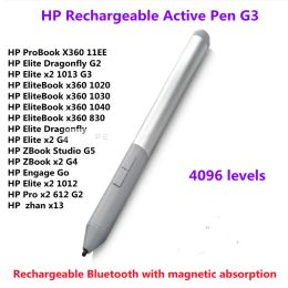 Stand 4096 Original Stylus Pen Hp Rechargeable Active Pen G3 (6sg43ut) for Hp Elitebook X360 / Elite X2 / Elite Dragoy Laptop