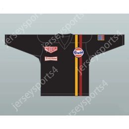 Gdsir Custom STEVE UEEN MICHAEL DELANEY LE MANS INSPIRED HOCKEY JERSEY Top Ed S-M-L-XL-XXL-3XL-4XL-5XL-6XL