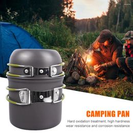 Cookware Sets Portable Camping Set For Outdoor Adventures - Compact And Space-saving Equipment Hiking Picnic Travel