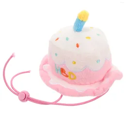 Dog Apparel Pet Birthday Hat Bathroom Decorations Cap Lovely Headwear Cartoon Plush Party Caps