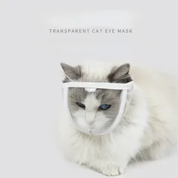 Dog Apparel Cat Headgear Pet Transparent Eye Mask Nail Clipping Anti-bite Accessories For Small