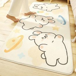 Carpets 1pc Entrance Door Floor Mat Cartoon Hallway Rectangle Antiskid Foot Pad Home Welcome Carpet For Bathroom Bedroom