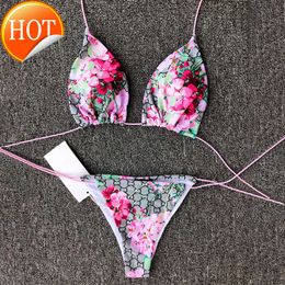 2024 New Fashion Designer Wholesale Womens Swimwear Sexy brand Lingerie Bikinis Women Sexy Bandeau Bikini Swimsuit Womens s Brazilian Set Maillot De Bain Femme Swim