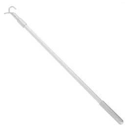 Hooks Hanger Retriever Pole Hook Adjustable 24Inch High Reach Closet Aluminium Alloy Extendable Garment Reaching Stick