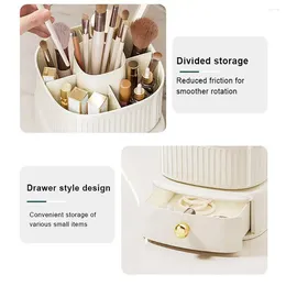 Storage Boxes Makeup Organizer With Drawers Multi-functional 360 Degree Rotating Drawer For Dressing