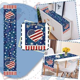 Table Cloth Scarf Dresser Independence Farmhouses Runner Day For Kitchen Decor Dining Decorative Banner En Year