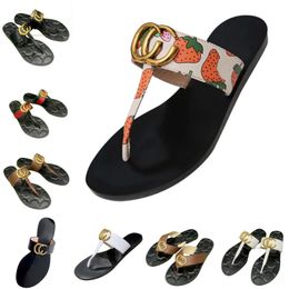 Designer Flip Flops Slippers women thong Slides sandals Women Shoes Summer Beach Indoor Outdoor Slide Flat Classic Sandal slipper