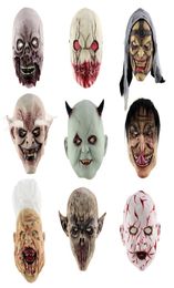 Party Supplies Halloween Latex Mask Horrifying Mask Latex Mask With Hat For Masquerade Halloween Costume Bar Realistic3952309