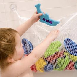 Storage Bags Bathroom Tidy Organizer Net Baby Bath Toys Multifunction Bag Bathtub Suction Cup Game