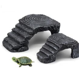 Turtle Platform Aquarium accessories for reptile island amphibians reptiles water turtle ramp Basking Terrace tank 240321