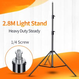 Monopods Godox 2.8m 110in Heavy Duty Light Stand Tripod with 1/4 Screw for Photo Studio Softbox Video Flash Umbrellas Reflector Lighting